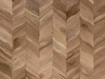 DESIGN PANELS PETALI - Walnut flooring by FOGLIE D'ORO - view 2